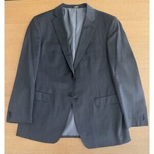 Charcoal Banana Republic blazer jacket sport suit coat cerruti fabric wool 44R